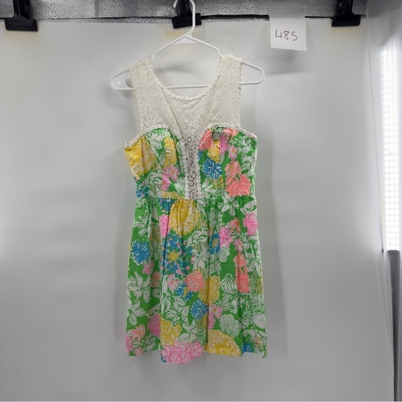Lilly Pulitzer Raegan green dress size 4 - Picture 2 of 12